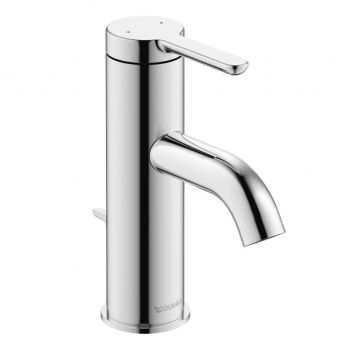 - DURAVIT C.1 bateria umywalkowa S chrom C11010001010 - C11010001010 - Łazienki Szydłowski