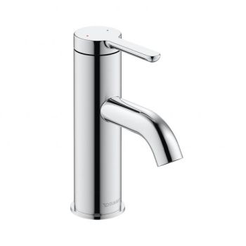 - DURAVIT C.1 bateria umywalkowa S chrom C11010002010 - C11010002010 - Łazienki Szydłowski