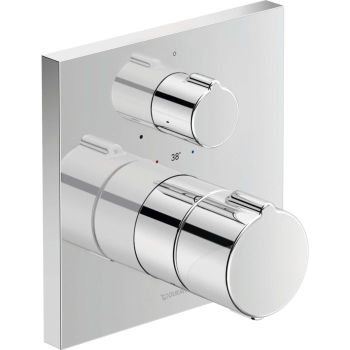 - DURAVIT C.1 Termostatyczna bateria prysznicowa podtynkowa chrom C14200015010 - C14200015010 - Łazienki Szydłowski
