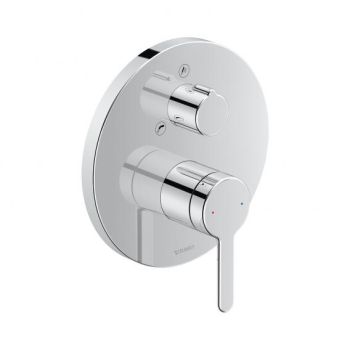 - DURAVIT C.1 bateria wannowa do 2 odbiorników chrom C15210012010 - C15210012010 - Łazienki Szydłowski