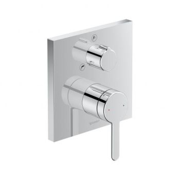 - DURAVIT C.1 bateria wannowa do 2 odbiorników chrom C15210011010 - C15210011010 - Łazienki Szydłowski