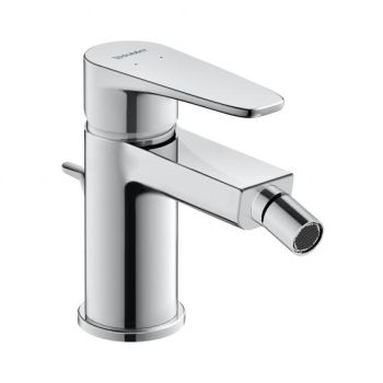  - DURAVIT B.1 Jednouchwytowa bateria bidetowa z korkiem automatycznym, chrom B12400001010 - B12400001010 - Łazienki Szydłowski