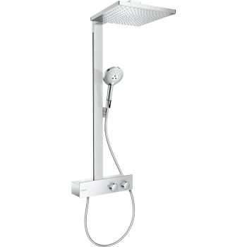 - HANSGROHE Raindance E system prysznicowy natynkowy z termostatem i deszczownicą chrom 27361000 - 27361000 - Łazienki Szydłowski