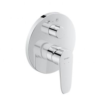 - DURAVIT B.1 Jednouchwytowa bateria wannowa podtynkowa chrom B15210012010 - B15210012010 - Łazienki Szydłowski