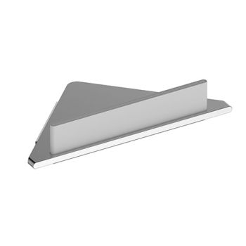  - KEUCO EDITION 400 półka prysznicowa narożna ze ściągaczką aluminium srebro eloksalowane (E6 EV1)/biały (RAL 9010) 11557170100 - 11557170100 - Łazienki Szydłowski