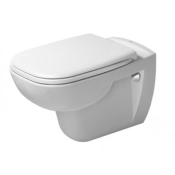  - DURAVIT D-Code Miska toaletowa wisząca WC Rimless 35,5x54,5 cm biały połysk 25700900002 - 25700900002 - Łazienki Szydłowski
