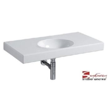  - GEBERIT PRECIOSA 2 Umywalka 90 x 50 cm, bez otworu, bez przelewu biała 123291000 - 123291000 - Łazienki Szydłowski