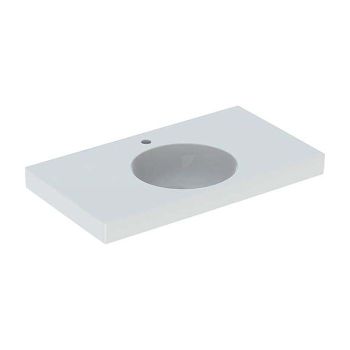  - GEBERIT PRECIOSA 2 Umywalka 90 x 50 cm, z otworem, bez przelewu biała 123292000 - 123292000 - Łazienki Szydłowski