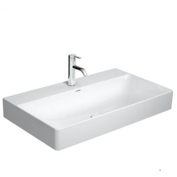 - DURAVIT DuraSquare Umywalka szlifowana 80x47 cm biały połysk 2353800071 - 2353800071 - Łazienki Szydłowski