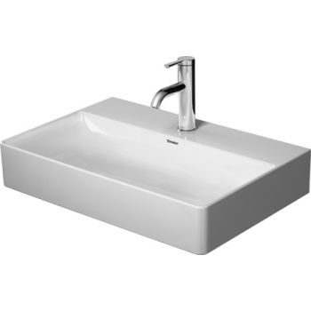  - DURAVIT DuraSquare umywalka meblowa Compact 60x40 cm, biały połysk 2356600041 - 2356600041 - Łazienki Szydłowski