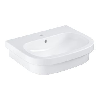 - GROHE-Euro Ceramic Umywalka nablatowa 60 x 48 cm biała 39337000 - 39337000 - Łazienki Szydłowski