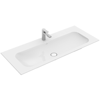  - VILLEROY & BOCH Finion Umywalka meblowa 120 x 50 cm bez przelewu biała z powłoką CeramicPlus 4164C2R1 - 4164C2R1 - Łazienki Szydłowski