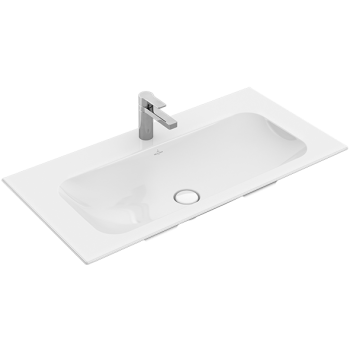  - VILLEROY&BOCH Finion Umywalka meblowa 100 x 50 cm biała z powłoką CeramicPlus 4164ABR1 - 4164ABR1 - Łazienki Szydłowski