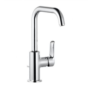 - KLUDI PURE&SOLID bateria umywalkowa chrom 340250575 - 340250575 - Łazienki Szydłowski