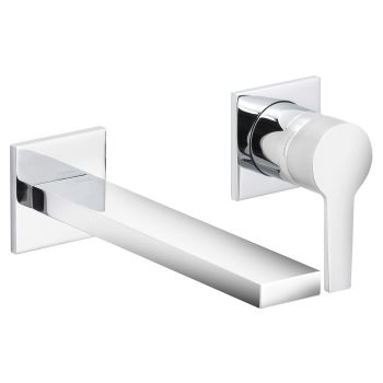  - KEUCO EDITION 11 bateria umywalkowa ścienna chrom wylewka 26,5 cm chrom 51116010202 - 51116010202 - Łazienki Szydłowski