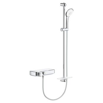  - GROHE-Grohtherm Bateria prysznicowa z termostatem, z zestawem prysznicowym chrom 34721000 - 34721000 - Łazienki Szydłowski