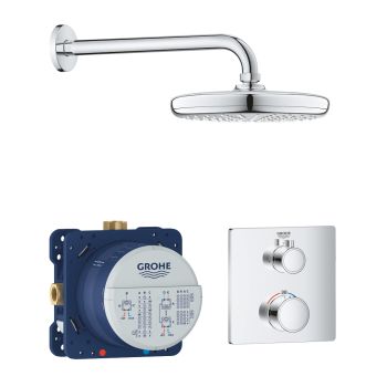  - GROHE-Grohtherm Perfect z Tempesta 210 Zestaw prysznicowy chrom 34728000 - 34728000 - Łazienki Szydłowski