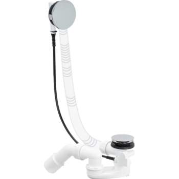  - VILLEROY&BOCH Zestaw przelewowo-odpływowy do wanien, chrom  U90960461 - U90960461 - Łazienki Szydłowski