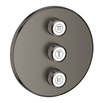 - GROHE-SmartControl Potrójny zawór odcinający kolor brushed hard graphite 29122AL0 - 29122AL0 - Łazienki Szydłowski