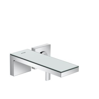 - Axor MyEdition bateria umywalkowa wylewka 22,1 cm chrom / szkło lustrzane 47060000 - 47060000 - Łazienki Szydłowski