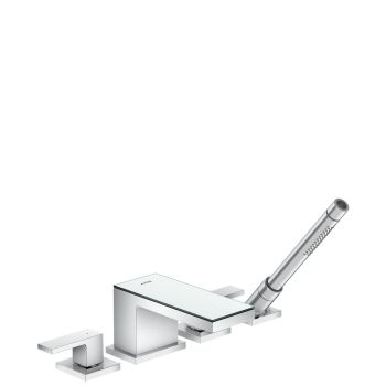 - Axor MyEdition Bateria wannowa 4 otworowa chrom / szkło lustrzane 47430000 - 47430000 - Łazienki Szydłowski