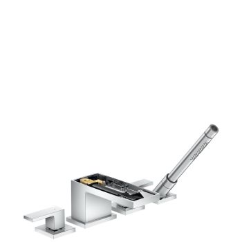 - Axor MyEdition Bateria wannowa 4 otworowa chrom / bez płytki ozdobnej 47432000 - 47432000 - Łazienki Szydłowski