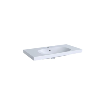 - GEBERIT Acanto Umywalka 90 x 48,2 cm biała 500623012 - 500.623.01.2 - Łazienki Szydłowski