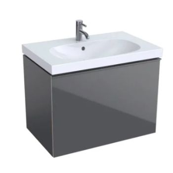 - GEBERIT Acanto Szafka pod umywalkę 74 x 53,5 cm, korpus lakierowany matowy, lava 503004JK2 - 503.004.JK.2 - Łazienki Szydłowski