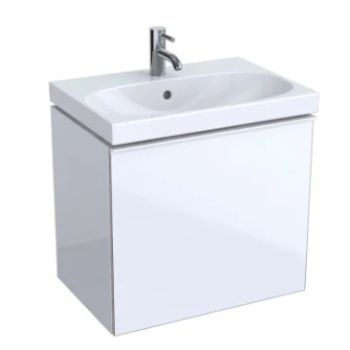 - GEBERIT Acanto Szafka pod umywalkę 59,5 x 53,5 cm, korpus lakierowany połysk, biały 503008012 - 503.008.01.2 - Łazienki Szydłowski