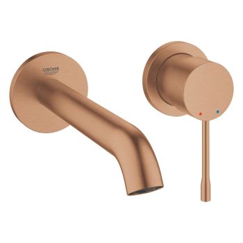  - GROHE-Essence bateria umywalkowa ścienna zasięg wylewki 18,3 mm brushed warm sunset 19408DL1 - 19408DL1 - Łazienki Szydłowski