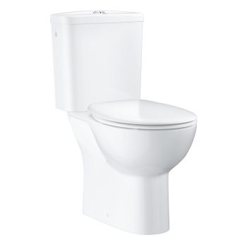 - GROHE-Bau Ceramic zestaw kompakt WC z deską wolnoopadającą biały połysk 39347000 - 39347000 - Łazienki Szydłowski