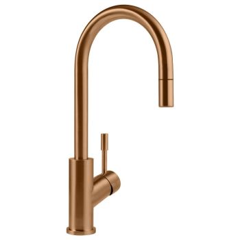 - VILLEROY&BOCH Umbrella Flex Bateria kuchenna z wyciąganą wylewką kolor brąz 92540004 - 92540004 - Łazienki Szydłowski
