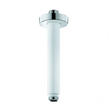 - KLUDI A-QA ramię prysznicowe sufitowe 15 cm biały/ chrom 665159100 - 6651591-00 - Łazienki Szydłowski