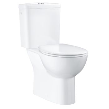 - GROHE-Bau Ceramic zestaw kompakt WC z deską wolnoopadającą biały połysk 39346000 - 39346000 - Łazienki Szydłowski