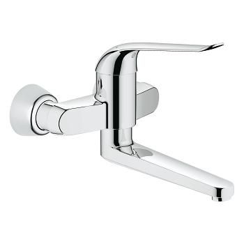 - GROHE-Euroeco Special Bateria umywalkowa, ścienna chrom 32773000 - 32773000 - Łazienki Szydłowski
