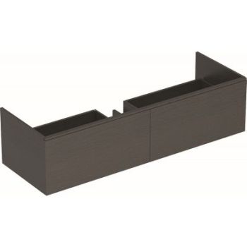 - GEBERIT Xeno2 Szafka pod umywalkę 140 cm, 2 szuflady, szary mat 500348431 - 500.348.43.1 - Łazienki Szydłowski