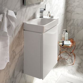 - GEBERIT Xeno2 Szafka pod umywalkę 40 cm z drzwiami, biały połysk 500502011 - 500.502.01.1 - Łazienki Szydłowski