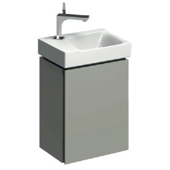 - GEBERIT Xeno2 Szafka pod umywalkę 40 cm z drzwiami, ciepły szary mat 500502001 - 500.502.00.1 - Łazienki Szydłowski
