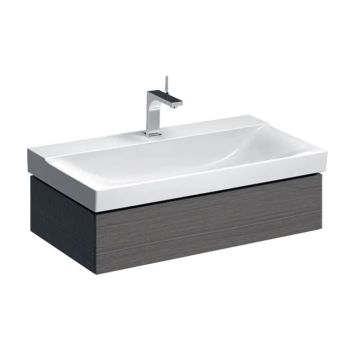 - GEBERIT Xeno2 Szafka pod umywalkę 90 cm, 1 szuflada, szary mat płótno 500508431 - 500.508.43.1 - Łazienki Szydłowski