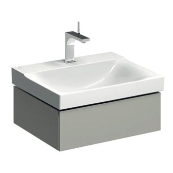 - GEBERIT Xeno2 Szafka pod umywalkę 58 x 46,2 cm, 1 szuflada, ciepły szary mat 500505001 - 500.505.00.1 - Łazienki Szydłowski