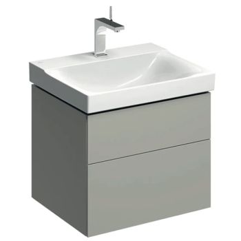 - GEBERIT Xeno2 Szafka pod umywalkę 60 cm, 2 szuflady, ciepły szary mat 500506001 - 500.506.00.1 - Łazienki Szydłowski