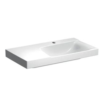 - GEBERIT Xeno2 Umywalka 90 x 48 cm, lewa, biały z powłoką keratect 500535011 - 500.535.01.1 - Łazienki Szydłowski
