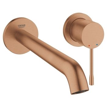 - GROHE-Essence bateria umywalkowa ścienna z długą wylewką 23 cm brushed warm sunset 19967DL1 - 19967DL1 - Łazienki Szydłowski