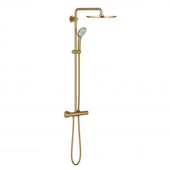 - GROHE- Euphoria System 310 zestaw natryskowy Kolor brushed cool sunrise 26075GN0 - 26075GN0 - Łazienki Szydłowski