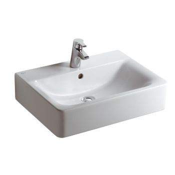 - IDEAL STANDARD Connect Cube Umywalka 60x46 cm biała E714101 - E714101 - Łazienki Szydłowski