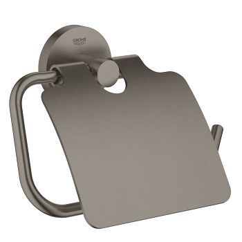 - GROHE-Essentials Uchwyt na papier kolor brushed hard graphite 40367AL1 - 40367AL1 - Łazienki Szydłowski