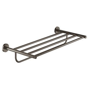 - GROHE-Essentials Półka z wieszakiem na ręczniki kolor brushed hard graphite 40800AL1 - 40800AL1 - Łazienki Szydłowski