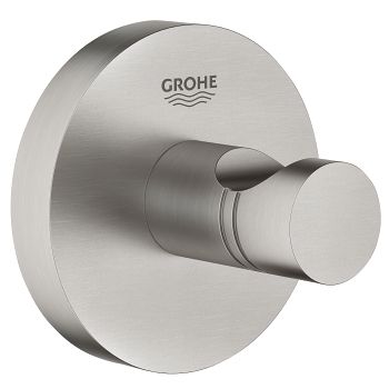 - GROHE-Essentials Haczyk na płaszcz kąpielowy kolor stal nierdzewna 40364DC1 - 40364DC1 - Łazienki Szydłowski
