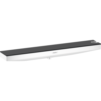 - HANSGROHE Rainfinity Porter 500 Przyłącze kątowe z uchwytem prysznicowym i półką prysznicową R, biały mat 26858700 - 26858700 - Łazienki Szydłowski