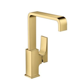  - HANSGROHE Metropol bateria umywalkowa złoty optyczny polerowany 32511990 - 32511990 - Łazienki Szydłowski